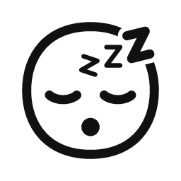 Sleeping Face word art template