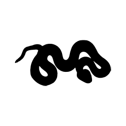 Snake word art template