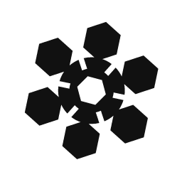 Snowflake word art template