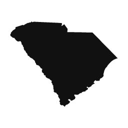 South Carolina word art template