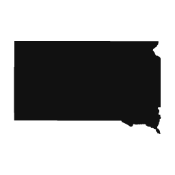 South Dakota word art template