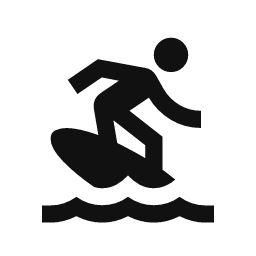Surfer word art template