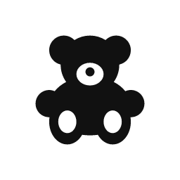 Teddy Bear word art template