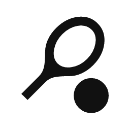 Tennis Racket word art template