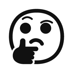 Thinking Face word art template
