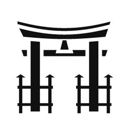 Torii Gate word art template