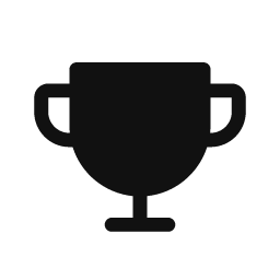Trophy word art template