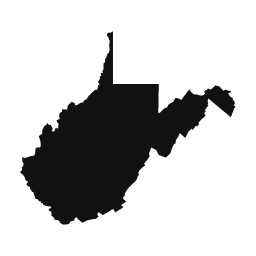 West Virginia word art template