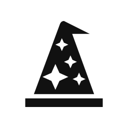 Wizard Hat word art template